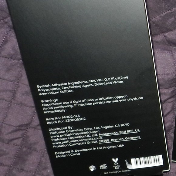 Profusion Big Tease 6 Pc set 5 Eyelash sets & one Adhesive - Black SEALED NEW - Picture 6 of 9